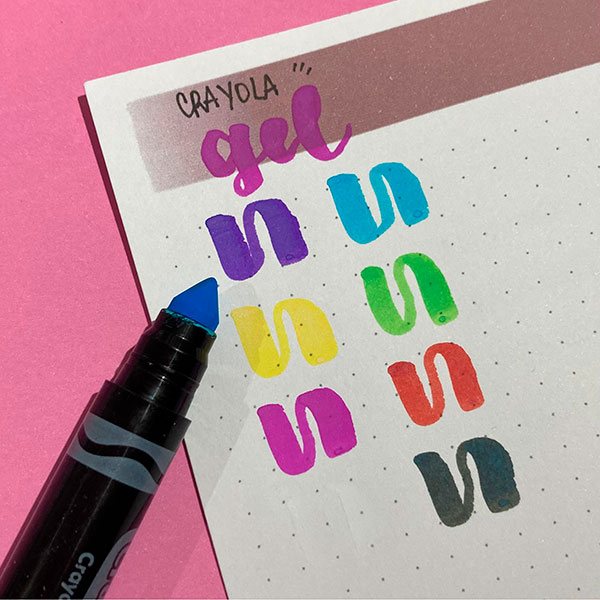 Vista adicional de Marcadores Crayola Gel para papel oscuro