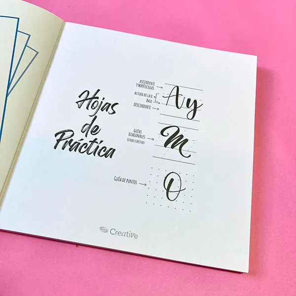 Cuadernillo de Práctica de Lettering Adix — 52 páginas