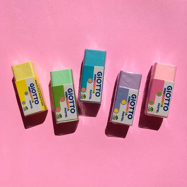 Mini Gomas Pastel Giotto — Unidad