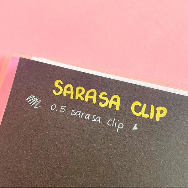 Zebra Sarasa Clip Blanco 0,5 mm