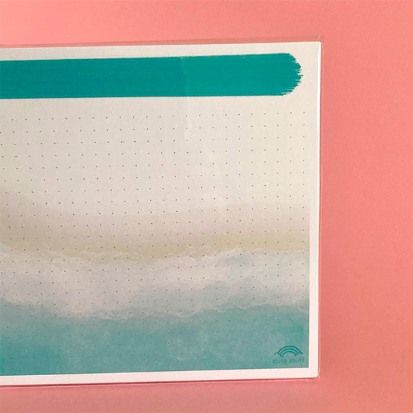 Vista adicional de Flashcards A5 — Beach