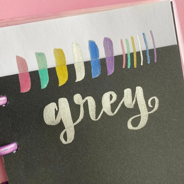 Vista adicional de Brush Pens Metálicos Adix — Doble punta