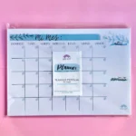 Planner Mensual A4 Azul — 20 hojas