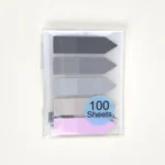 Banderitas Flecha Pastel y Grises — 100 hojas