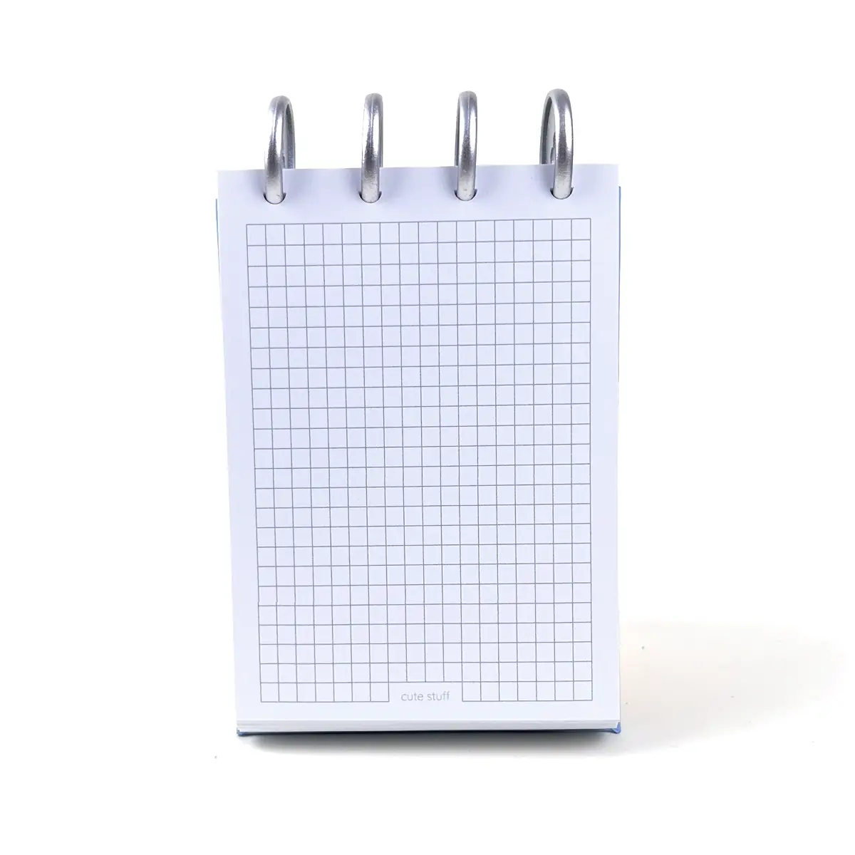 Interior de libreta A6 con hojas cuadriculadas de 105 g/m²