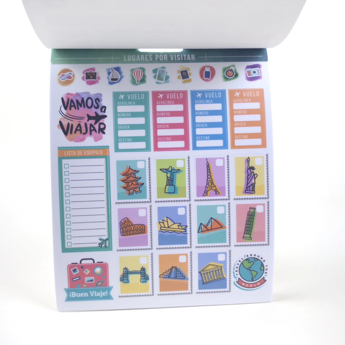Vista adicional de Adetec Stickers Planner — 2 Diseños