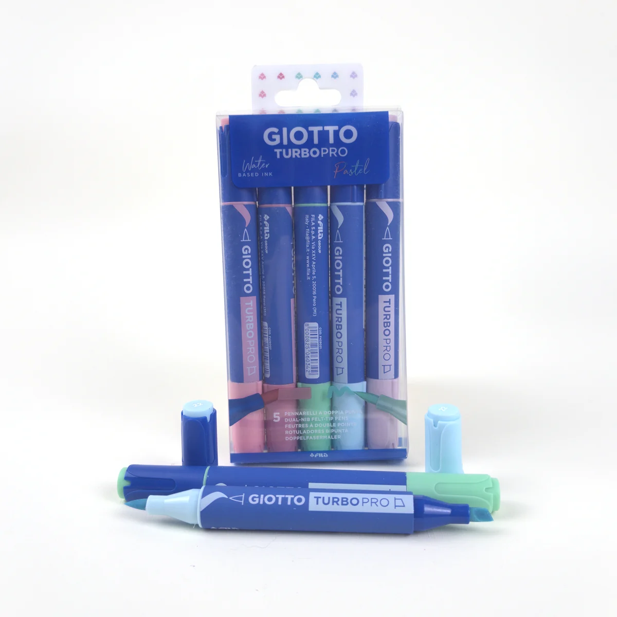 Vista adicional de Giotto Turbo Pro Pastel — Set 5 Marcadores