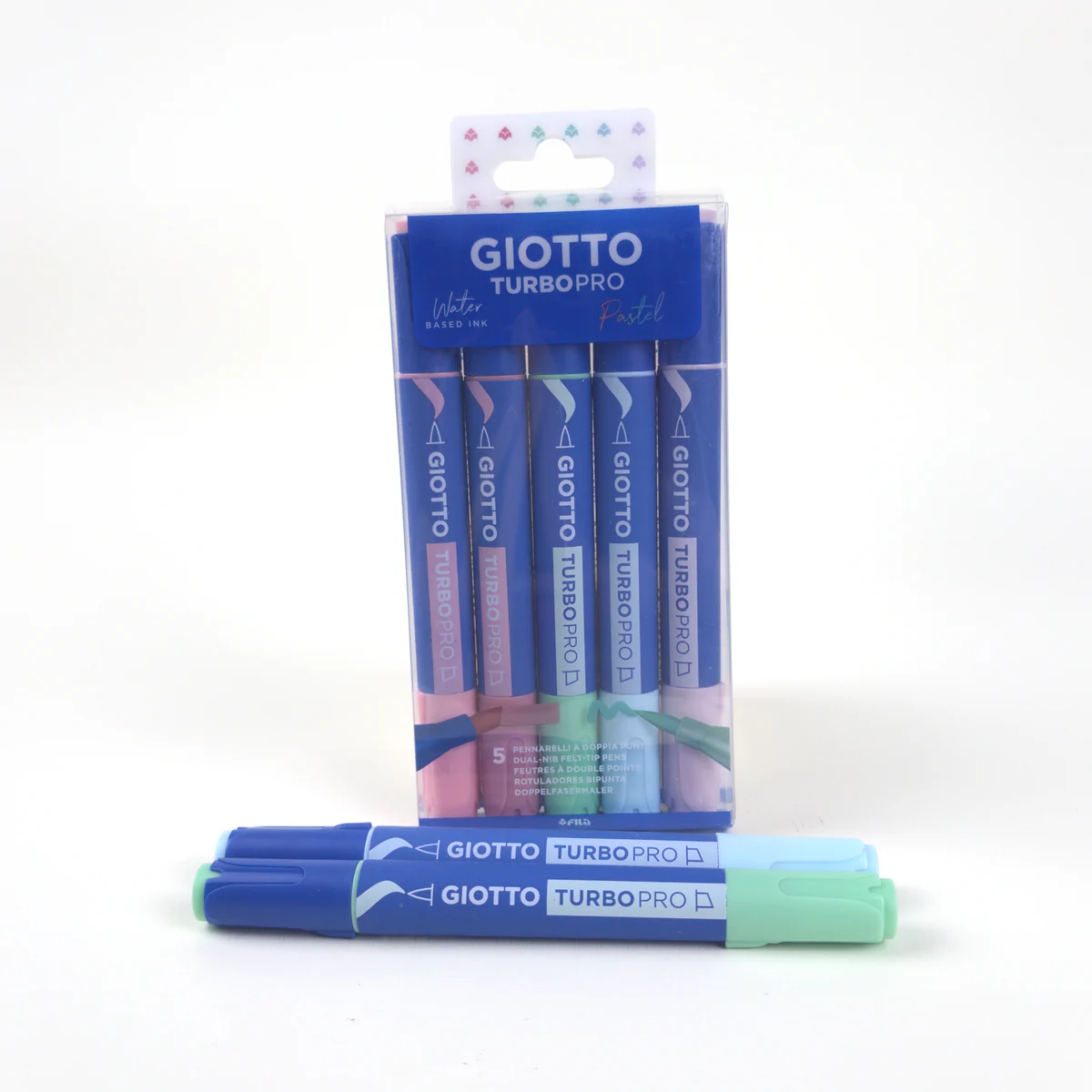 Vista adicional de Giotto Turbo Pro Pastel — Set 5 Marcadores