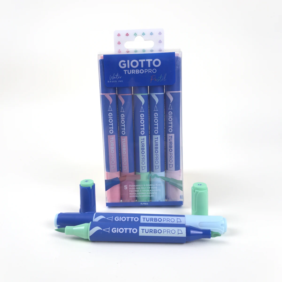 Vista adicional de Giotto Turbo Pro Pastel — Set 5 Marcadores