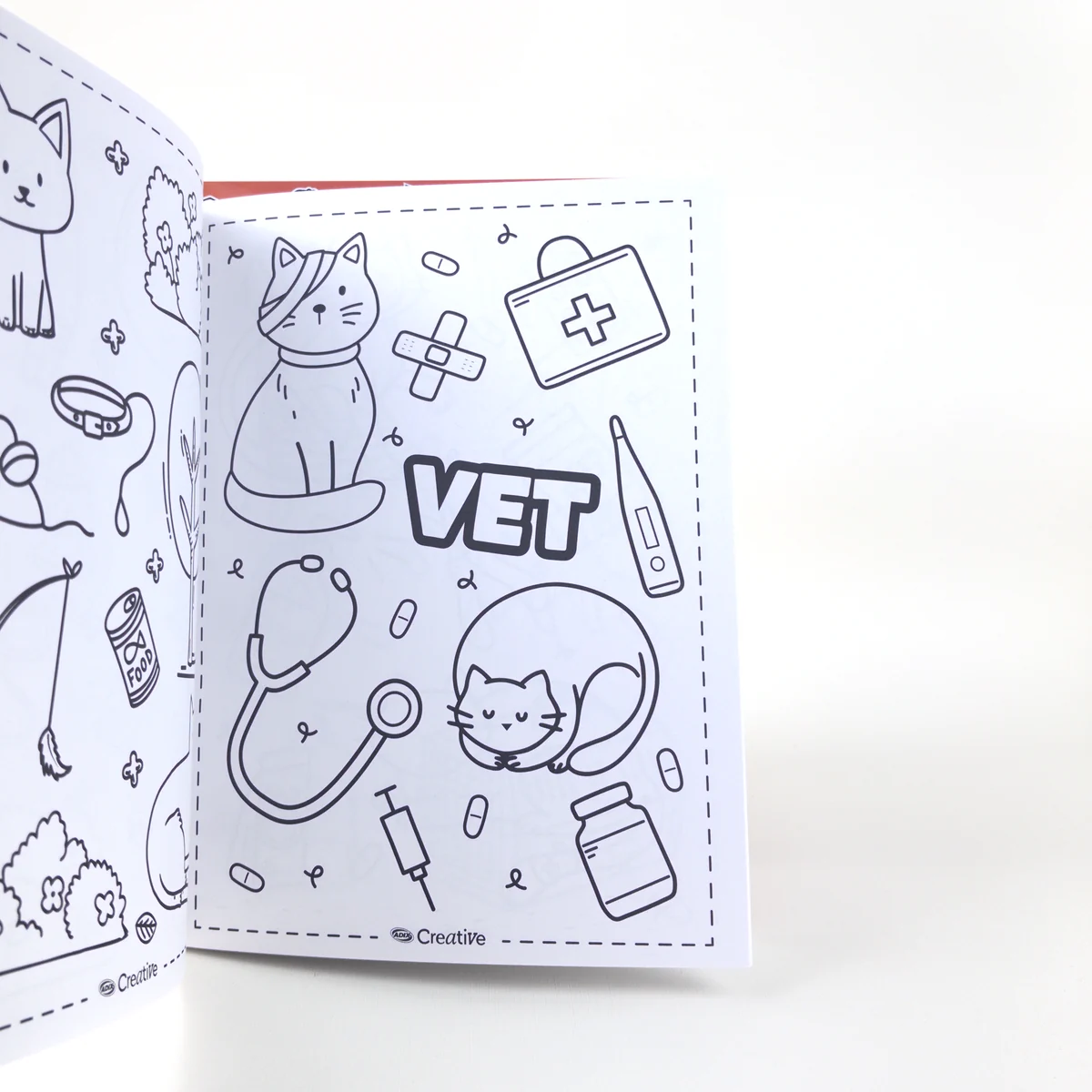 Vista adicional de Libro para Colorear Adix Creative — Doodles