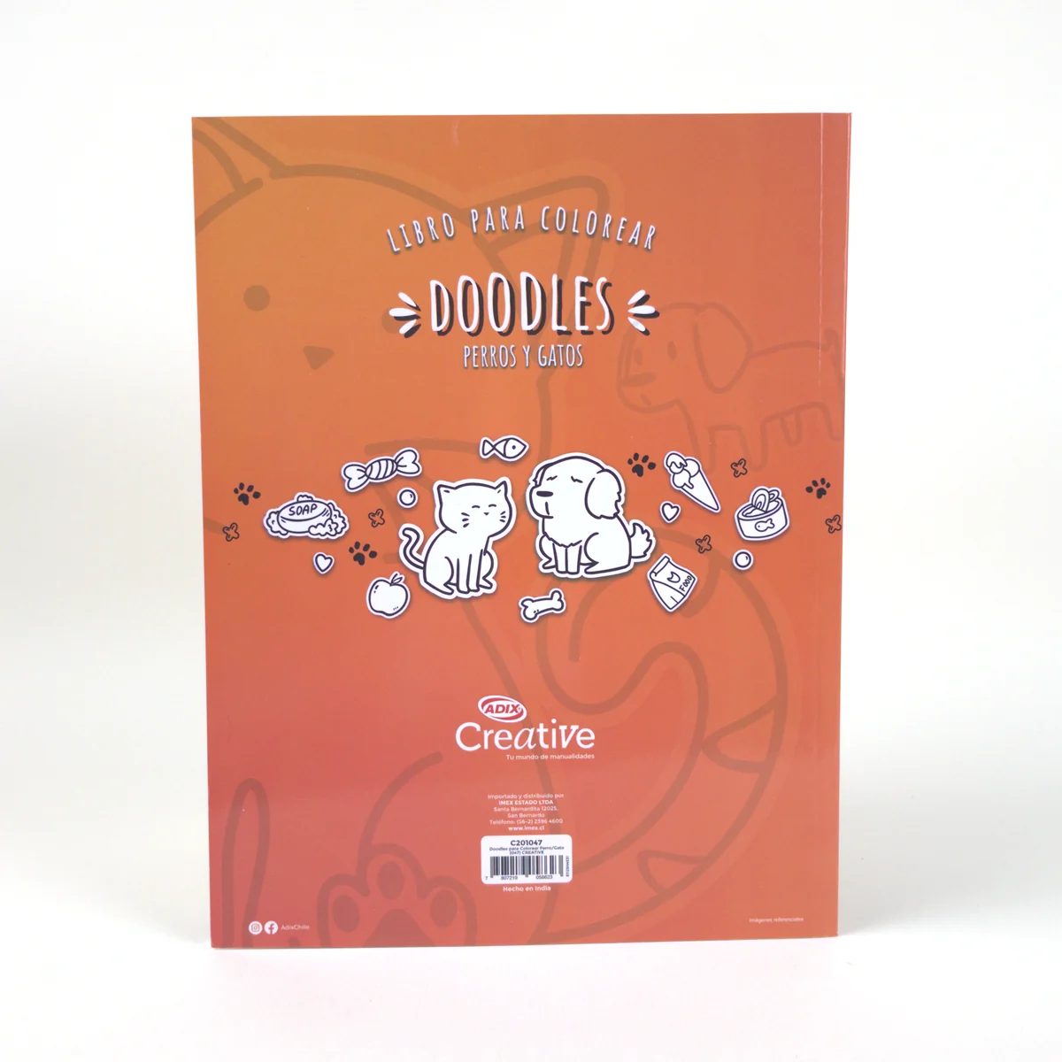 Vista adicional de Libro para Colorear Adix Creative — Doodles