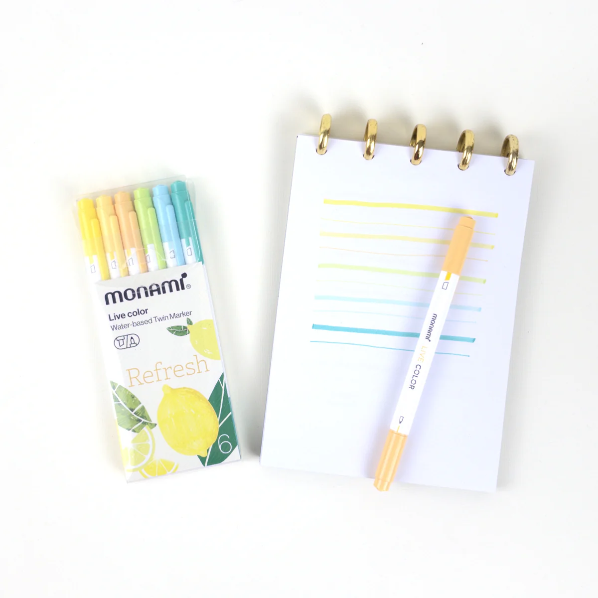 Vista adicional de Monami Live Color Refresh — Set 6 Colores